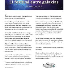 El festival entre galaxias. Un proyecto de Diseño editorial, Diseño gráfico, Escritura, Ilustración editorial y Narrativa de Dannie Grimaldi - 11.02.2021
