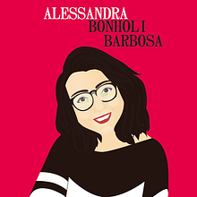 "Myself" - Vector Illustration - CorelDRAW. Creativit, Digital Design, Graphic Design, and Vector Illustration project by Alessandra Bonholi Barbosa - 08.13.2017