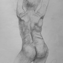 Mi Proyecto del curso: Dibujo de la figura humana en movimiento Ein Projekt aus dem Bereich Bildende Künste, Skizzenentwurf, Kreativität, Bleistiftzeichnung und Anatomische Zeichnung von Pascual Horacio Palestini - 11.02.2021