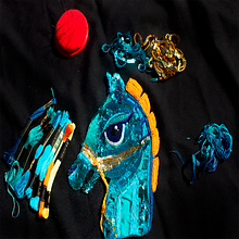 Yegua estilo libre . Un progetto di Ricamo di Angelica Mariana Mejia Mendez - 09.02.2021