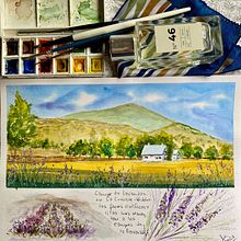 Mi Proyecto del curso: Cuaderno de viaje en acuarela. Watercolor Painting project by Marina Noirdis - 02.09.2021