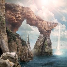 Matte Painting: creando mundos fotorrealistas. Photographic Composition, Color Correction, Graphic Design, Photomontage, and Photo Retouching project by Marta Bravo López - 02.09.2021