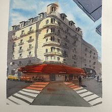 Mi Proyecto del curso: Dibujo arquitectónico con acuarela y tinta. Watercolor Painting project by Paqui Martín - 02.09.2021