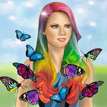 Mi Proyecto del curso: Retratos digitales de fantasía con Photoshop. Un proyecto de Dibujo digital de monicajoan - 10.02.2021