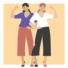 Juntas somos Fuertes. Traditional illustration, and Vector Illustration project by Lisa Fernández Karlsson - 02.10.2021