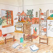 My project in Creative Sketching: Fill Your Illustrations with Life and Detail course. Traditional illustration project by Jeanne Vallin - 02.11.2021