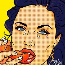 Style Pop-Art. Fine Arts, Film, Film, Video, TV, Comic, Photographic Composition, Concept Art, Creativit, Artistic Drawing, Portrait Drawing, Digital Drawing, Design, Poster Design, Logo Design, Character Design, Digital Design, Editorial Design, Graphic Design, Photograph, Fine-Art Photograph, Portrait Photograph, Digital Photograph, Commercial Photograph, Editorial Illustration, Photographic Lighting, Traditional illustration, Digital Illustration, Painting, and Digital Painting project by nenetuya - 02.10.2021