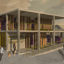 Mi Proyecto del curso: Representación gráfica de proyectos arquitectónicos. Architecture, and Collage project by Nicole Fernández Rodríguez - 02.11.2021