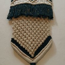 Mi Proyecto del curso: Introducción al macramé: creación de un tapiz decorativo. Een project van Craft van acastellanoperez - 21.02.2021