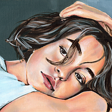 Blue. Desenho artístico, Desenho realista, e Pintura a óleo projeto de Begoña Blázquez Parro - 15.08.2020