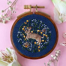 Yarrow, Lily-of-the-Valley, Marigold . Embroider project by Chloe Giordano - 01.11.2021