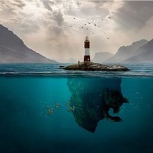 El Faro. Fotomontagem projeto de gimemarino - 11.02.2021