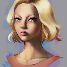 Ejercicio Retrato digital de fantasía. Traditional illustration, and Color Theor project by David López - 02.11.2021