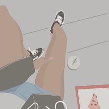 Coletabaja_illustration Ein Projekt aus dem Bereich Digitales Design, Grafikdesign, Beleuchtung für Fotografie, Traditionelle Illustration und Digitale Illustration von Marta Marmol Barreiro - 11.02.2021