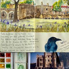 Cuaderno de viaje en acuarela. Watercolor Painting project by Marina Noirdis - 02.11.2021