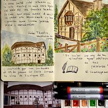 Cuaderno de viaje en acuarela. Watercolor Painting project by Marina Noirdis - 02.11.2021