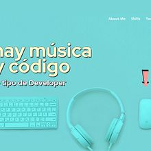 Portfolio como Developer. Web Development project by Luis Marín - 02.01.2021