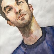 portraits from my watercolor sketchbook. Portrait Drawing, and Watercolor Painting project by Diana Caldarescu - 02.12.2021