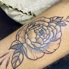 Mi Proyecto del curso: Tatuaje botánico con puntillismo. Un proyecto de Ilustración botánica de Erickson Rodríguez - 12.02.2021