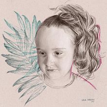 Retrato ilustrado con procreate. Un proyecto de Ilustración tradicional de Lola - 12.02.2021