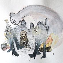 The Little Match Girl. Artistic Drawing project by Avril Van Hooste - 02.12.2021