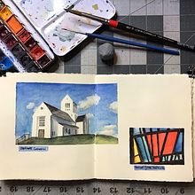 My project in Watercolor Travel Journal course. Un progetto di Pittura ad acquerello, Illustrazione tradizionale, Illustrazione architettonica e Sketchbook di Susan Singer - 20.02.2021