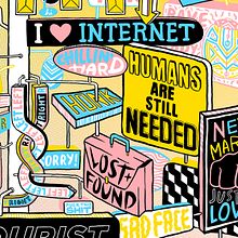Sign Posts. Traditional illustration, and Screen Printing project by Jess Wilson - 02.12.2021