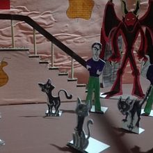 Mi Proyecto del curso: Ilustración y construcción de un teatro de papel. Un proyecto de Concept Art, Dibujo artístico e Ilustración editorial de Anthony Luis Arias Paredes - 12.02.2021