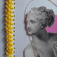 Mi Proyecto del curso: Técnicas de bordado experimental sobre papel que me encantó, será mi nueva forma de distraerme, ya quiero intentar otro!. Embroider project by Flo Bondanza - 02.12.2021