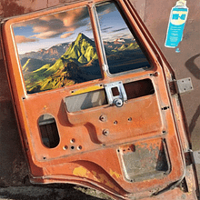 Kamaz door. Un proyecto de Collage de Konstantin Kapin - 13.02.2021