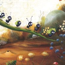 "As formigas filandeiras" Hércules de ediciones Ein Projekt aus dem Bereich Traditionelle Illustration, Digitale Illustration und Kinderillustration von Laura Cortés - 13.02.2021