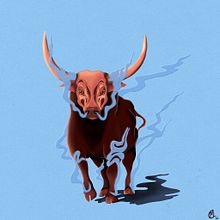 Year of the Ox. Un proyecto de Ilustración digital e Ilustración tradicional de Maria Cristina Iliescu - 12.02.2021