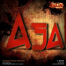 Logo Asakami. Un proyecto de Desarrollo de videojuegos, Dirección de arte, Diseño de logotipos, Diseño de videojuegos, Diseño gráfico y Videojuegos de Isabel Roux - 13.02.2021