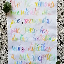 Mi Proyecto del curso: Caligrafía itálica con brush pen. Un proyecto de  de Fabiana Milagros Oblitas Peña - 13.02.2021