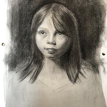 Carboncillo y pastel. Portrait Drawing project by Ivannia Lazzaro - 02.14.2021