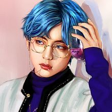 Bts Kim Taehyung . Un proyecto de 3D de Minji - 14.02.2021