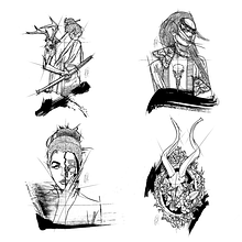 Mi Proyecto del curso: Diseño de tatuaje de autor con Procreate. Drawing, Digital Drawing, Tattoo Design, Instagram, and Sketchbook project by Maria Esturillo - 02.14.2021