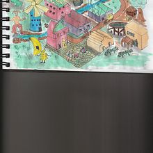 My project in The Art of Sketching: Isometric Crazytown. Drawing, Ink Illustration, and Watercolor Painting project by kathytonb - 02.28.2021