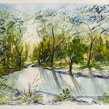 Luminosidad. Watercolor Painting project by Marina Noirdis - 02.14.2021