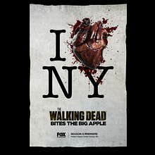 The Walking Dead Poster. Film, Photographic Composition, Creativit, Editorial Design, and Graphic Design project by Martín Korinfeld Ruiz - 04.09.2015