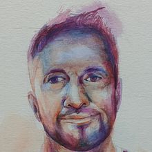 Mi Proyecto del curso: Retrato artístico en acuarela, auto retrato. Un progetto di Belle arti e Pittura ad acquerello di Esteban Briones - 07.02.2021