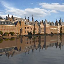 De Hofvijver - Den Haag. Digital Drawing, and Digital Illustration project by Alex Van Der Laan - 11.16.2016