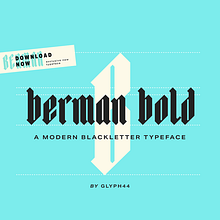Berman. Un progetto di Lettering digitale, Tipografia e Design tipografico di Petros Afshar - 01.06.2020