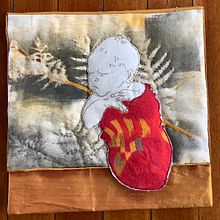 Mein Kursprojekt: Malen mit Garn: Textile Illustrationstechniken. Embroider project by Afra Hartog - 02.15.2021