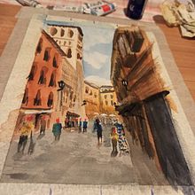 Toledo. Een project van  Urban art y Aquarelschilderen van Ricardo Ahumada - 15.02.2021