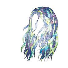 Meadow Galaxy Hair. Un progetto di Disegno artistico, Disegno digitale, Illustrazione digitale, Pittura digitale, Disegno, Illustrazione tradizionale, Pittura, Disegno di ritratti e Pittura ad acquerello di freja - 11.10.2020