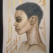 My project in Watercolor Portrait from a Photo course. Een project van  Artistieke tekening van Greta Milano - 15.02.2021