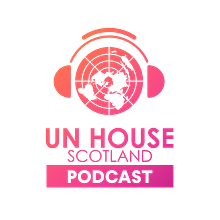 Logo Podcast UNHS. Un proyecto de Comunicación, Diseño de logotipos, Br e ing e Identidad de aedo - 16.02.2021