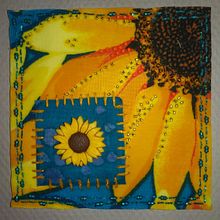 Embroidery & Watercolor, Practice Exercise 1.1 -- Tell me about you!. Un projet de Broderie de Yolanda Troncoso - 16.02.2021