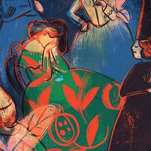 La gata blanca. Children's Illustration project by Elizabeth Builes Carmona - 02.16.2021